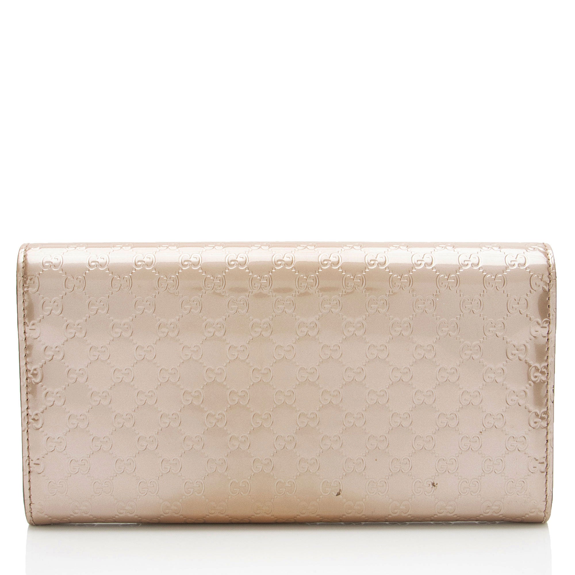 Gucci Metallic Microguccissima Leather Mayfair Continental Wallet