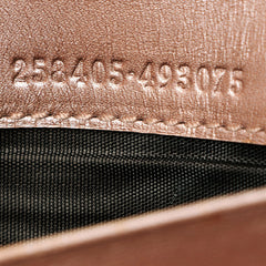 Gucci Metallic Microguccissima Leather Mayfair Continental Wallet