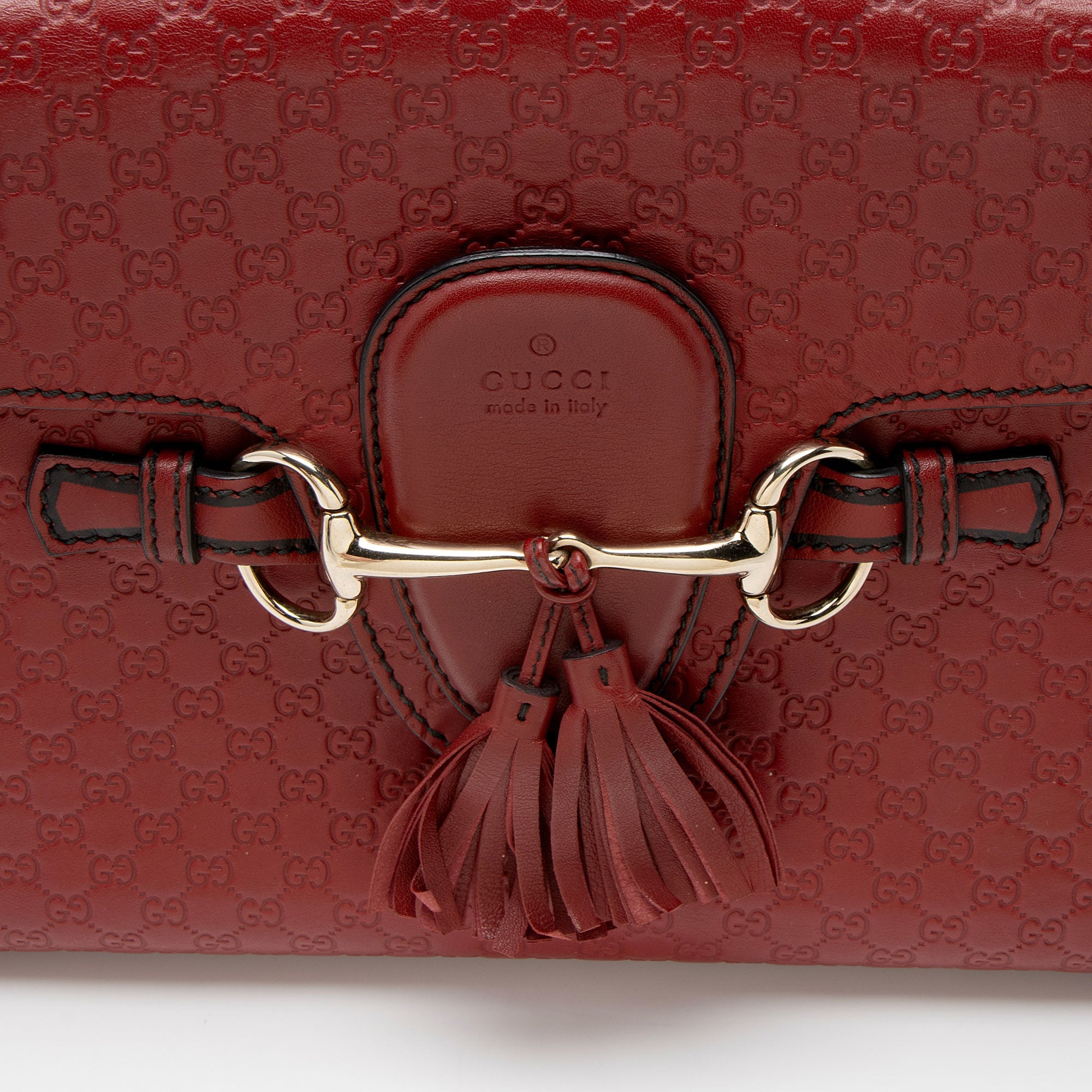 Gucci Microguccissima Leather Emily Medium Shoulder Bag
