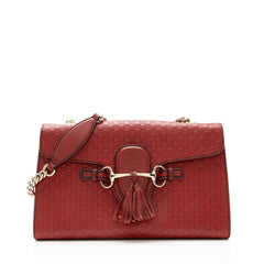 Gucci Microguccissima Leather Emily Medium Shoulder Bag