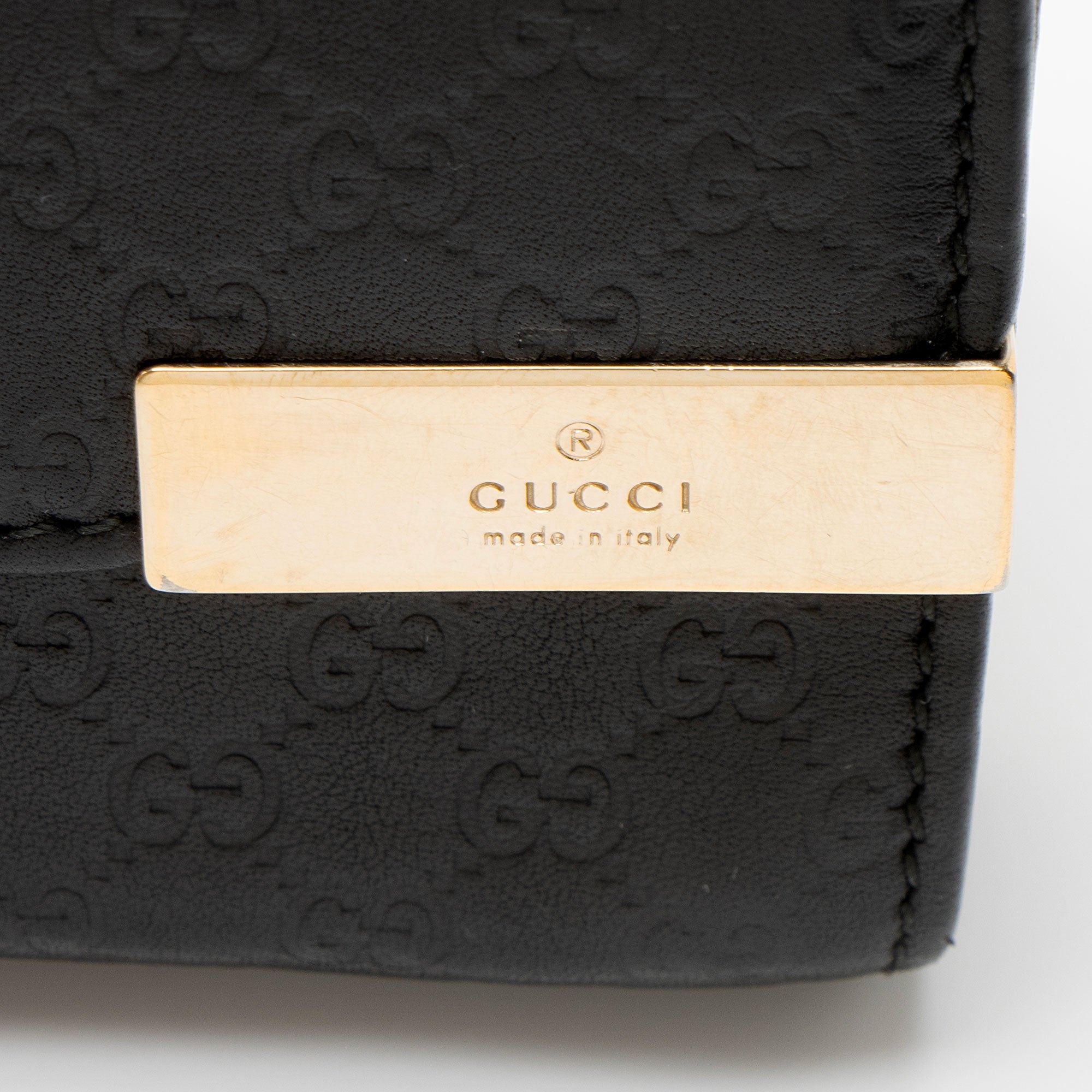 Gucci Microguccissima Leather Wallet on Chain Bag