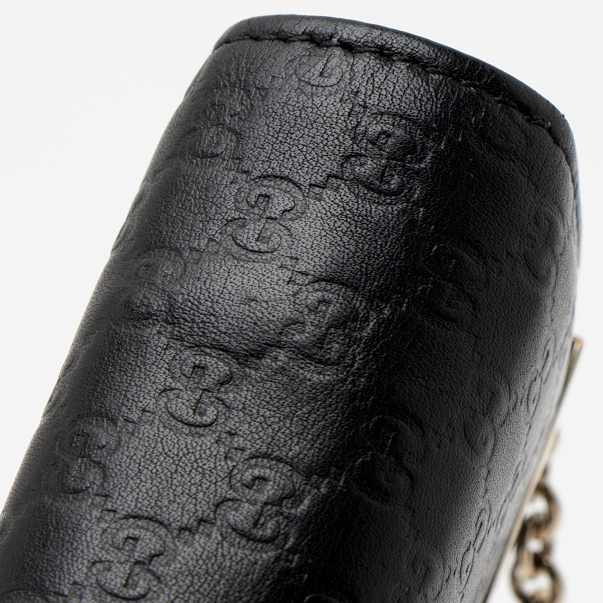 Gucci Microguccissima Leather Wallet on Chain Bag