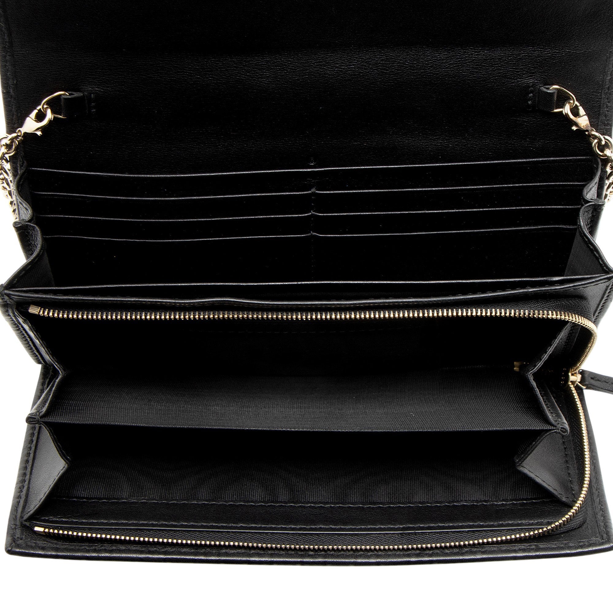 Gucci Microguccissima Leather Wallet on Chain Bag