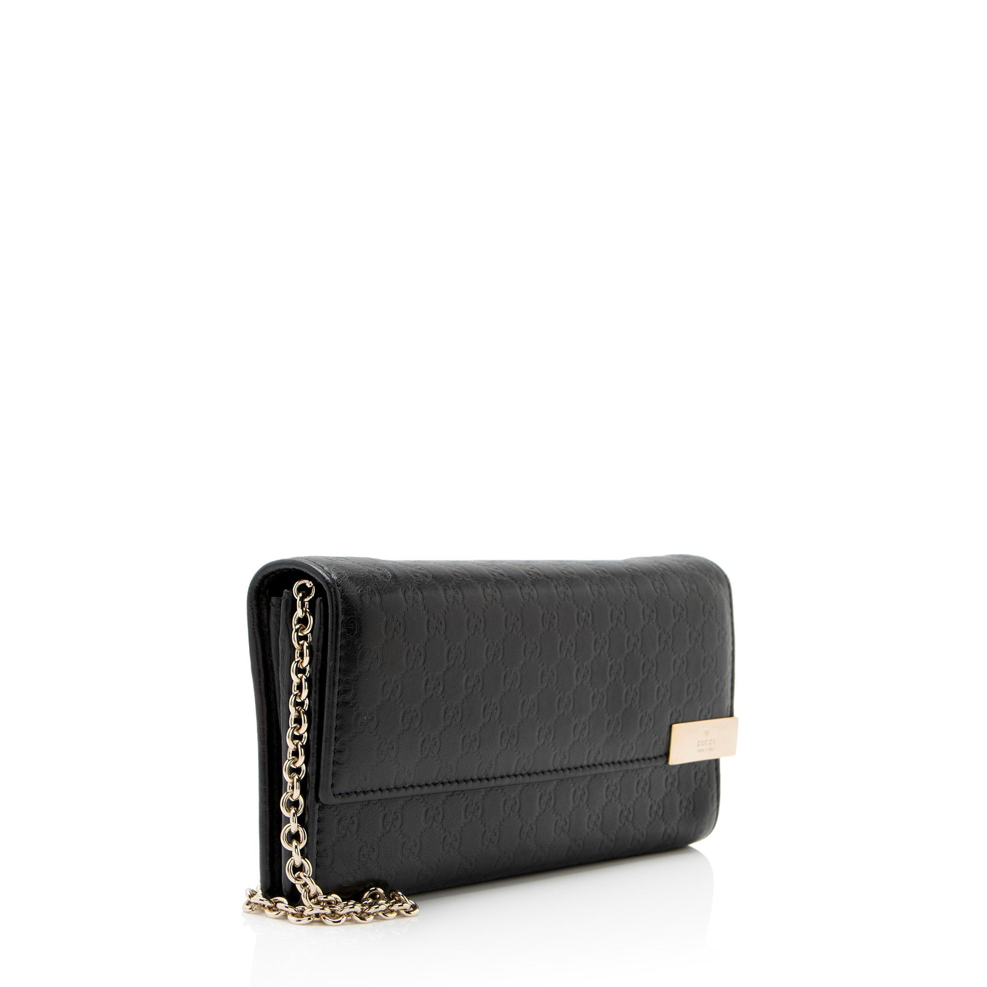 Gucci Microguccissima Leather Wallet on Chain Bag