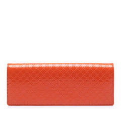 Gucci Microguccissima Patent Broadway Clutch