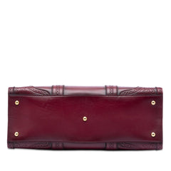Gucci Microguccissima Trimmed Brogue Duilio Boston Bag