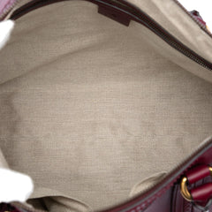 Gucci Microguccissima Trimmed Brogue Duilio Boston Bag