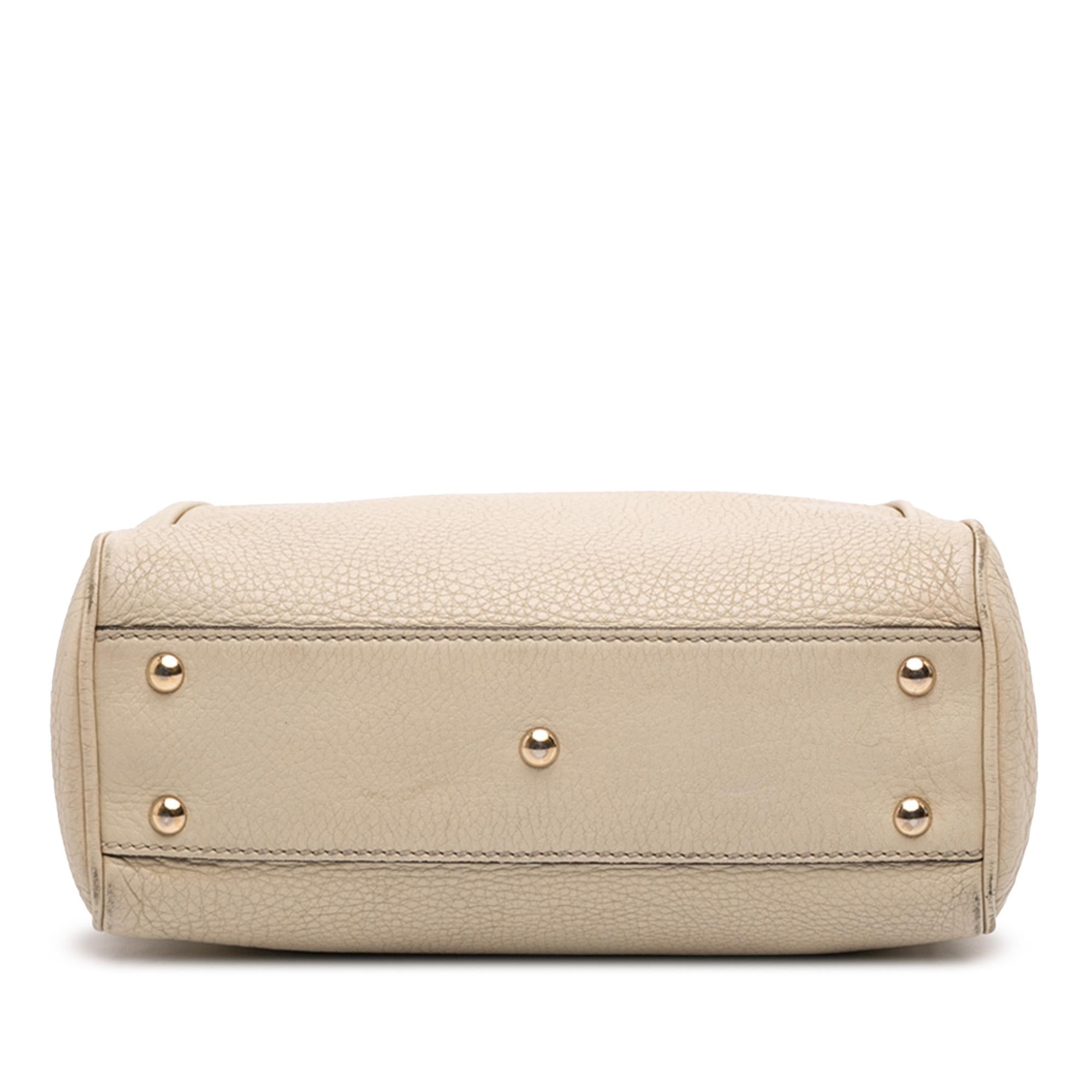 Gucci Mini Calfskin Bamboo Shopper Satchel