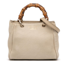 Gucci Mini Calfskin Bamboo Shopper Satchel