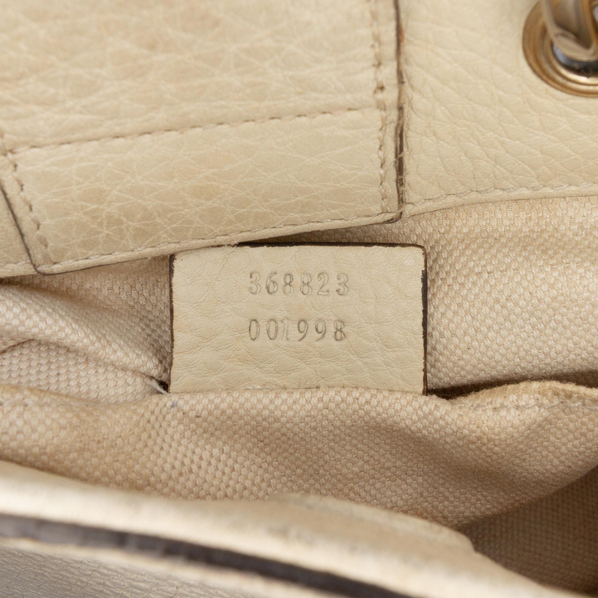 Gucci Mini Calfskin Bamboo Shopper Satchel