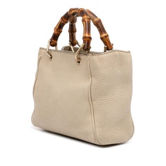 Gucci Mini Calfskin Bamboo Shopper Satchel