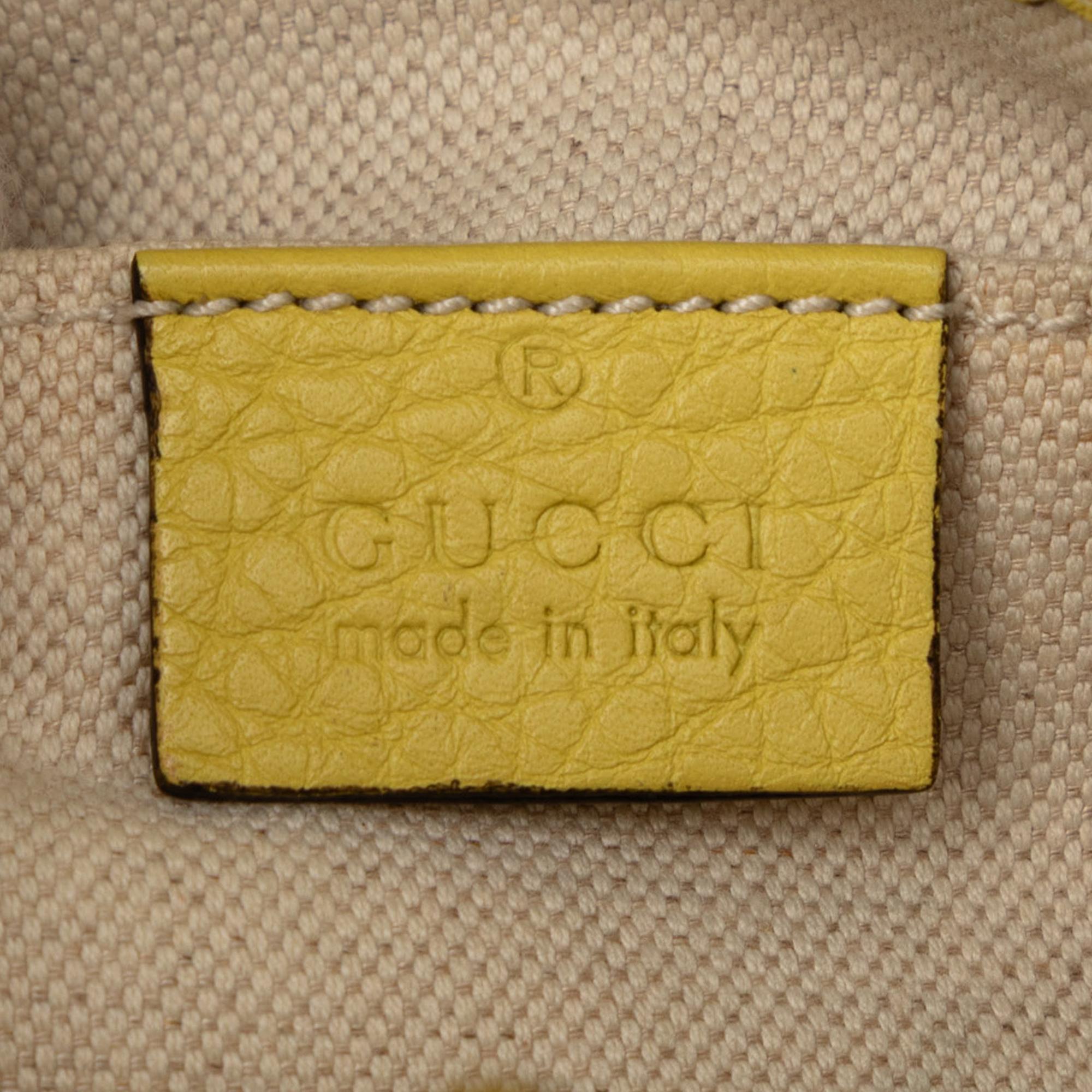 Gucci Mini Calfskin Bamboo Shopper Satchel