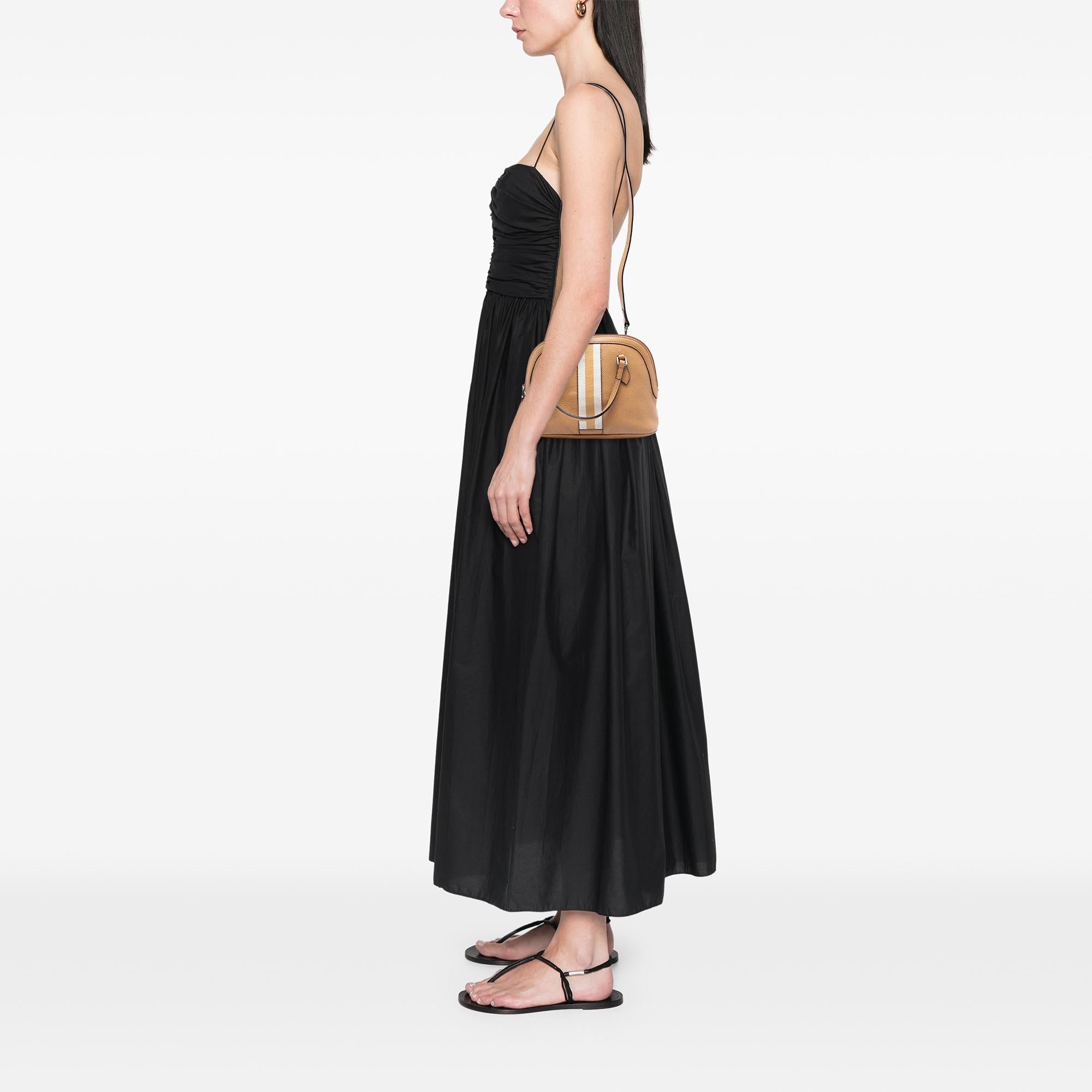 Gucci Mini Calfskin Web Dome Satchel