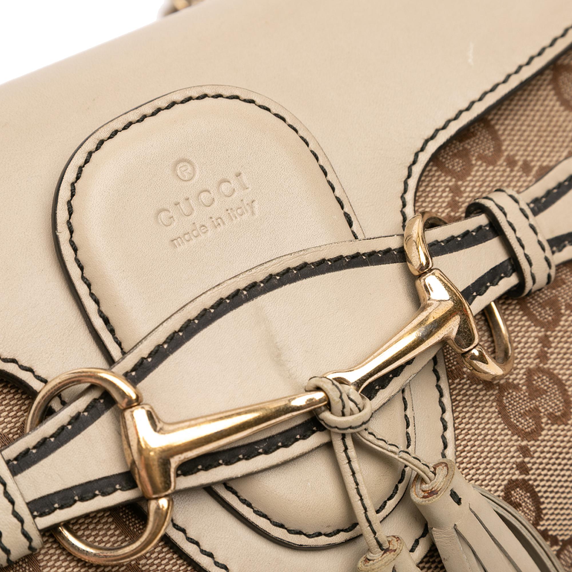 Gucci Mini GG Canvas Emily Crossbody