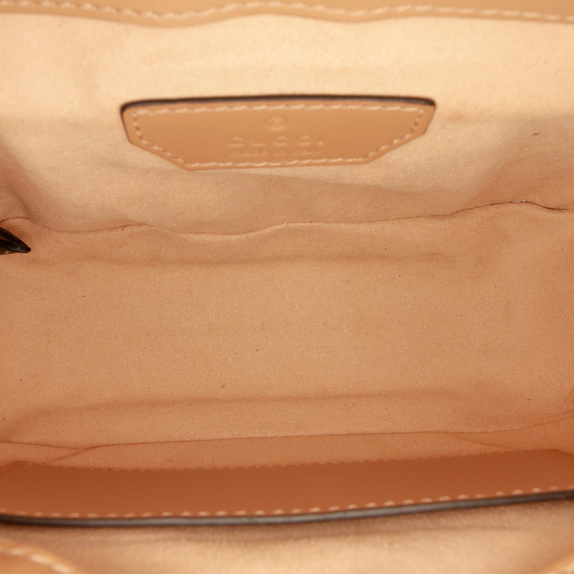 Gucci Mini GG Marmont Matelasse Calfskin Aria Top Handle Bag