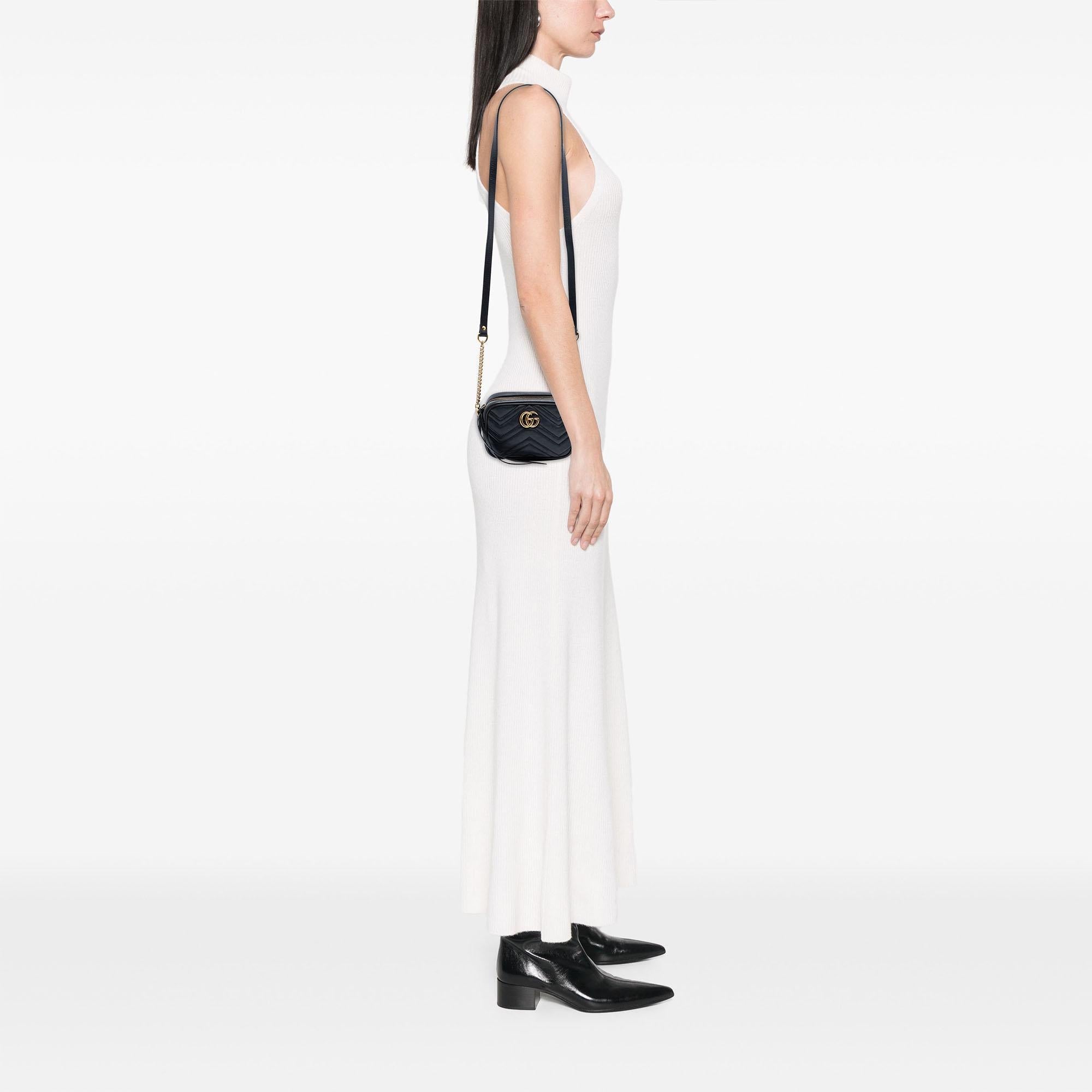 Gucci Mini GG Marmont Matelasse Leather Crossbody