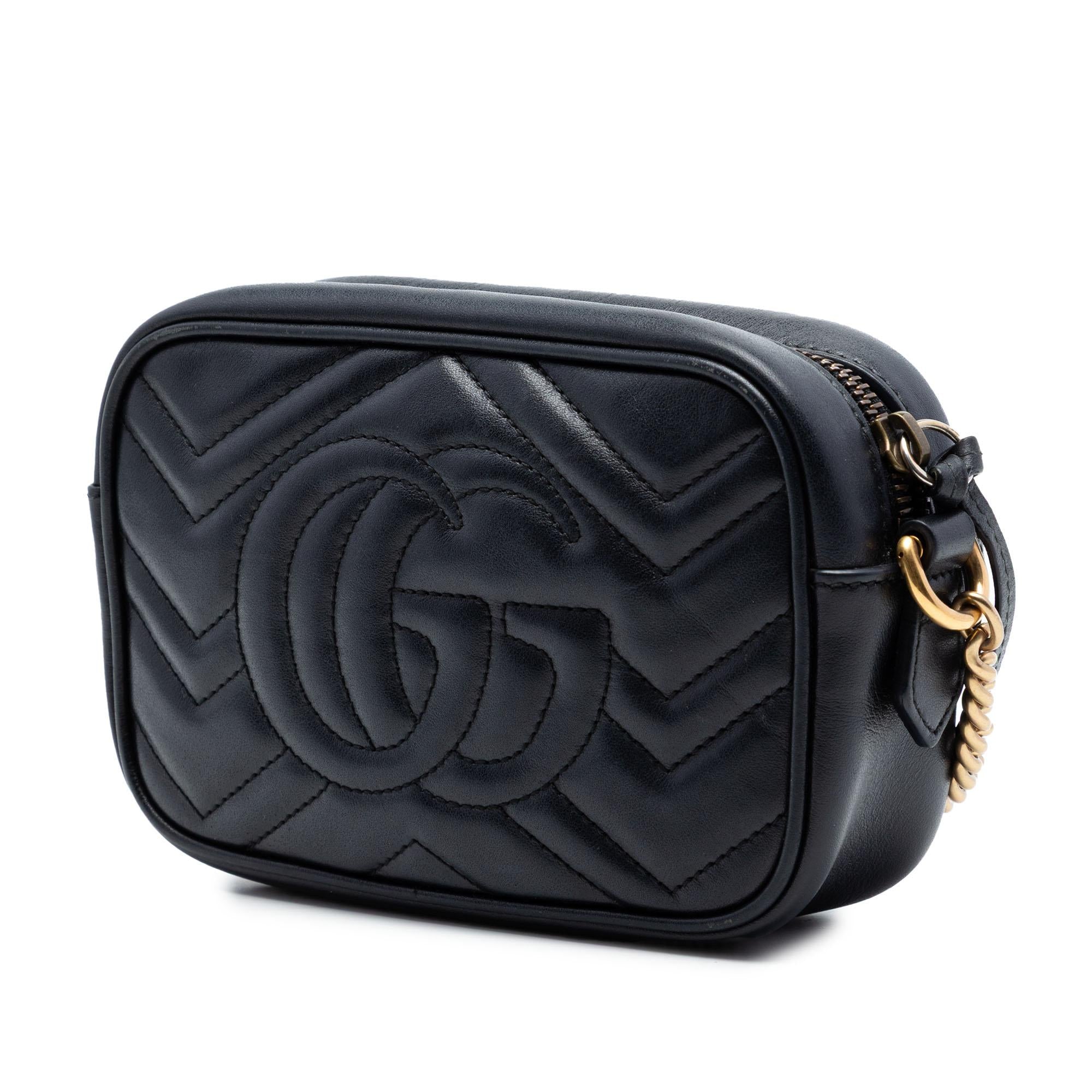 Gucci Mini GG Marmont Matelasse Leather Crossbody