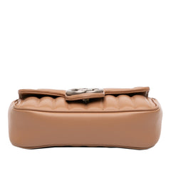 Gucci Mini GG Marmont Matelasse Leather Flap Crossbody