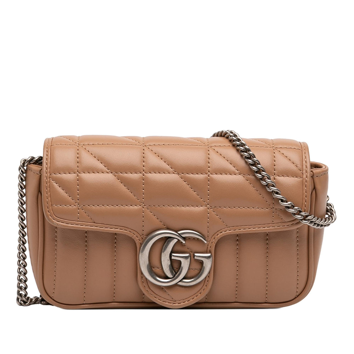 Gucci Mini GG Marmont Matelasse Leather Flap Crossbody