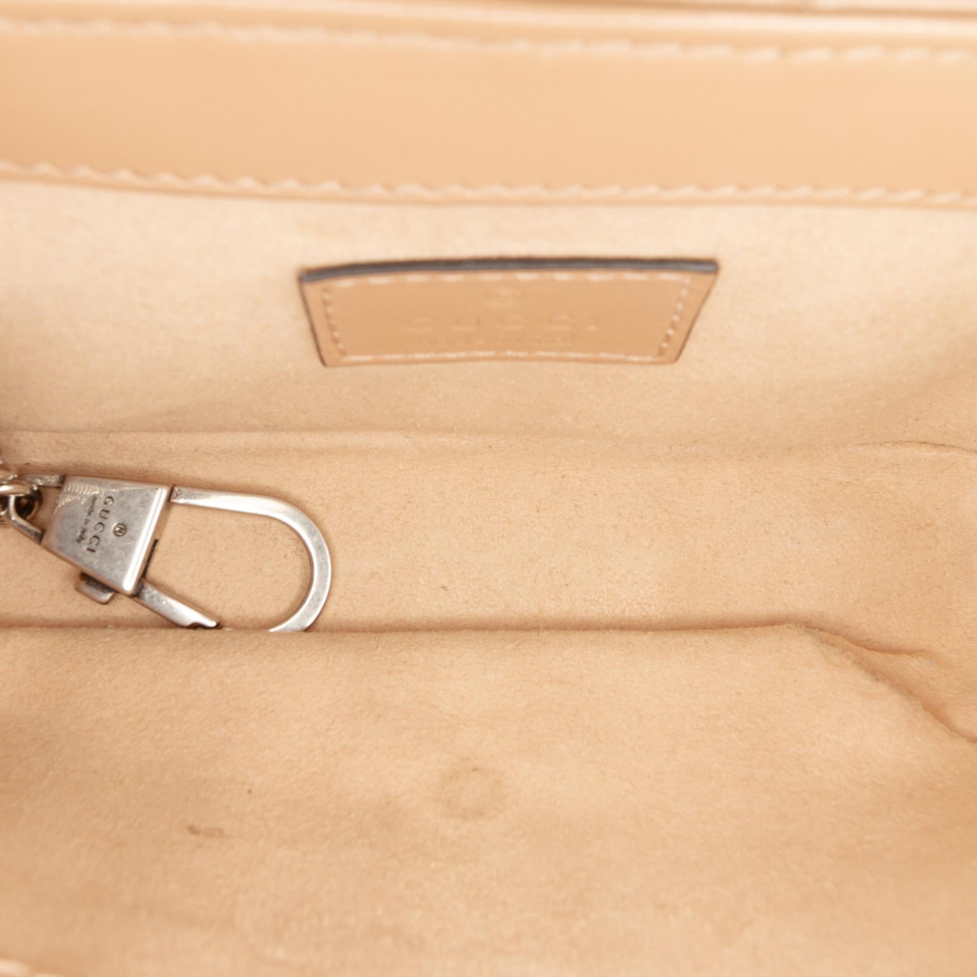 Gucci Mini GG Marmont Matelasse Leather Flap Crossbody