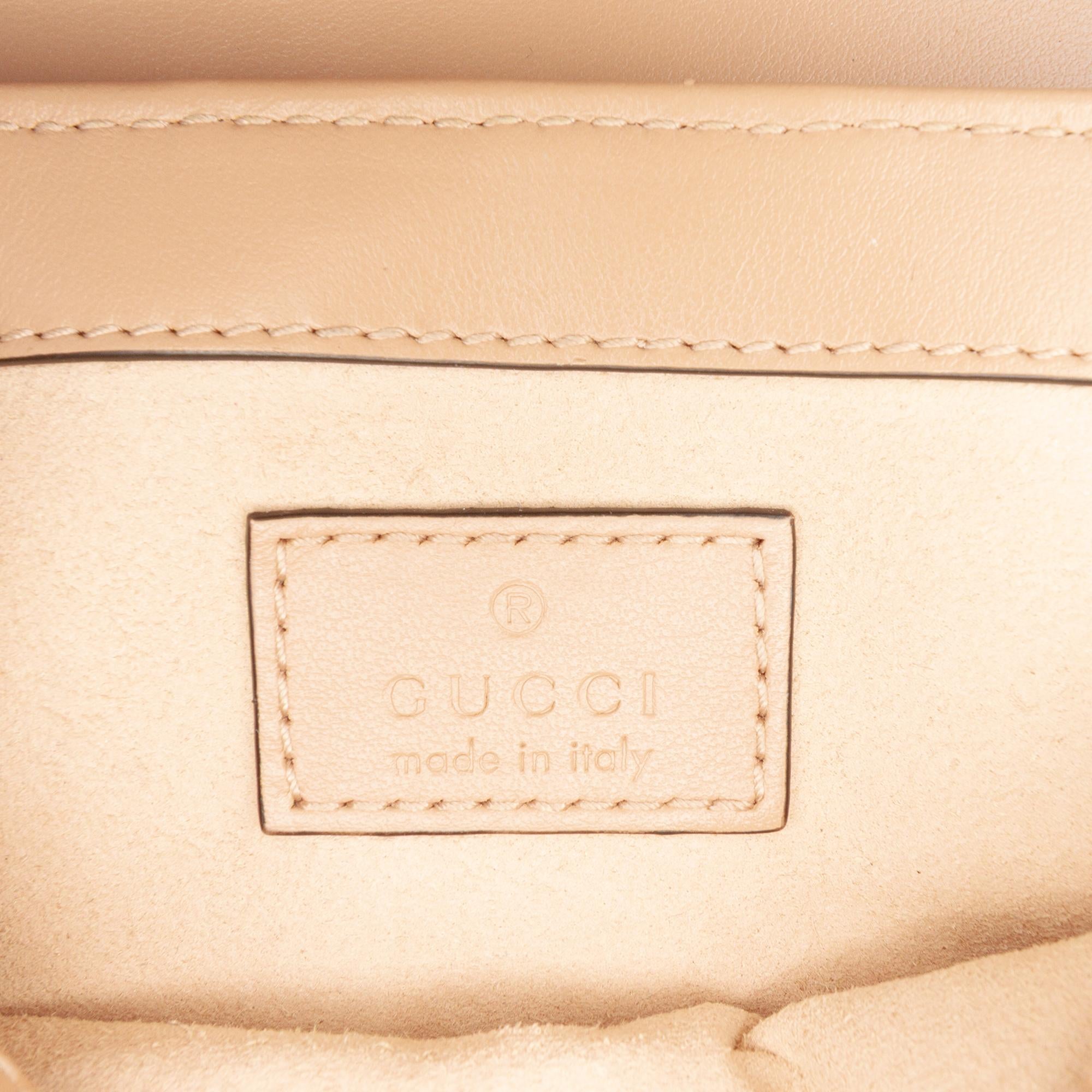 Gucci Mini GG Marmont Matelasse Leather Flap Crossbody