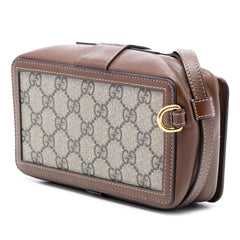 Gucci Mini GG Supreme Clasp Crossbody