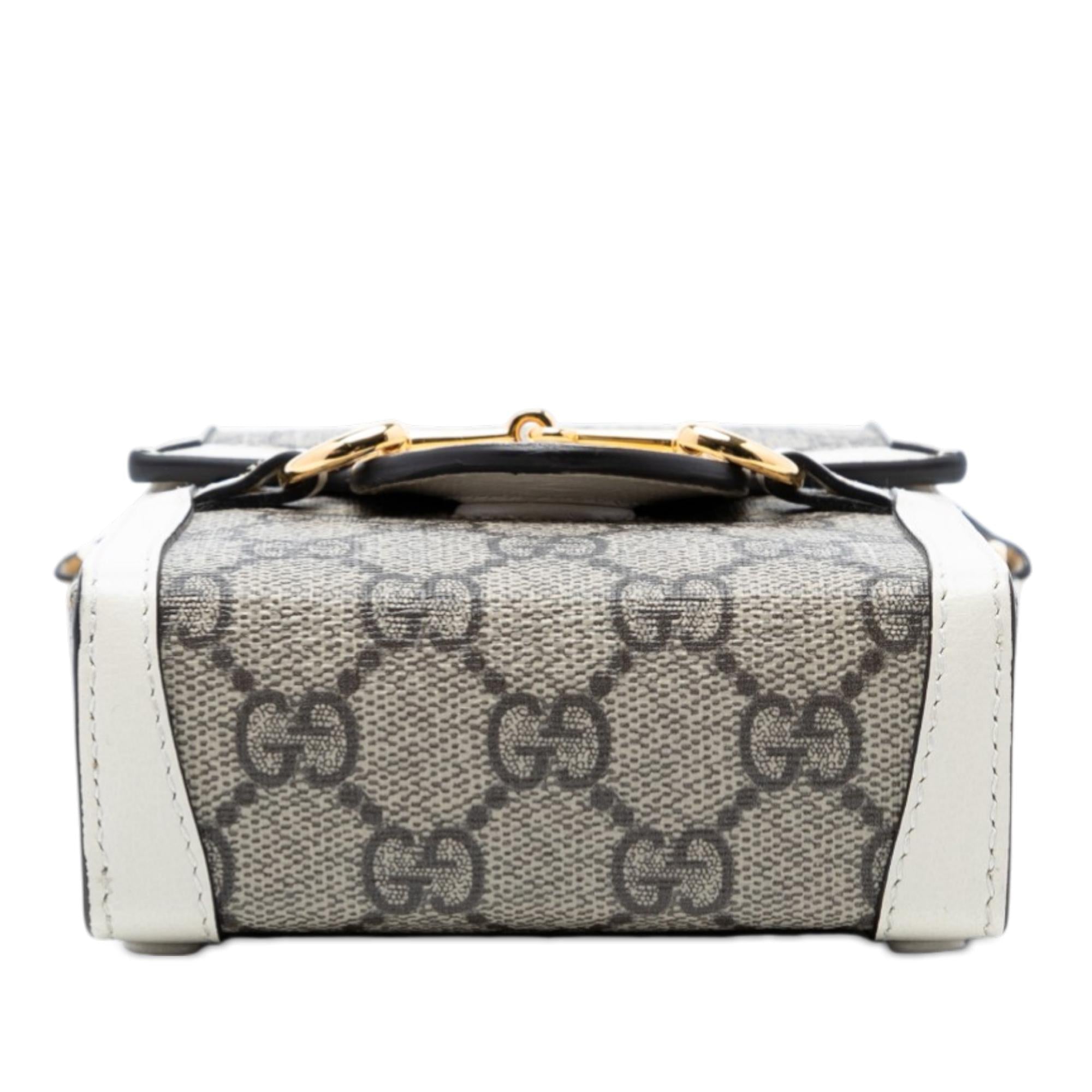 Gucci Mini GG Supreme Horsebit 1955 Crossbody