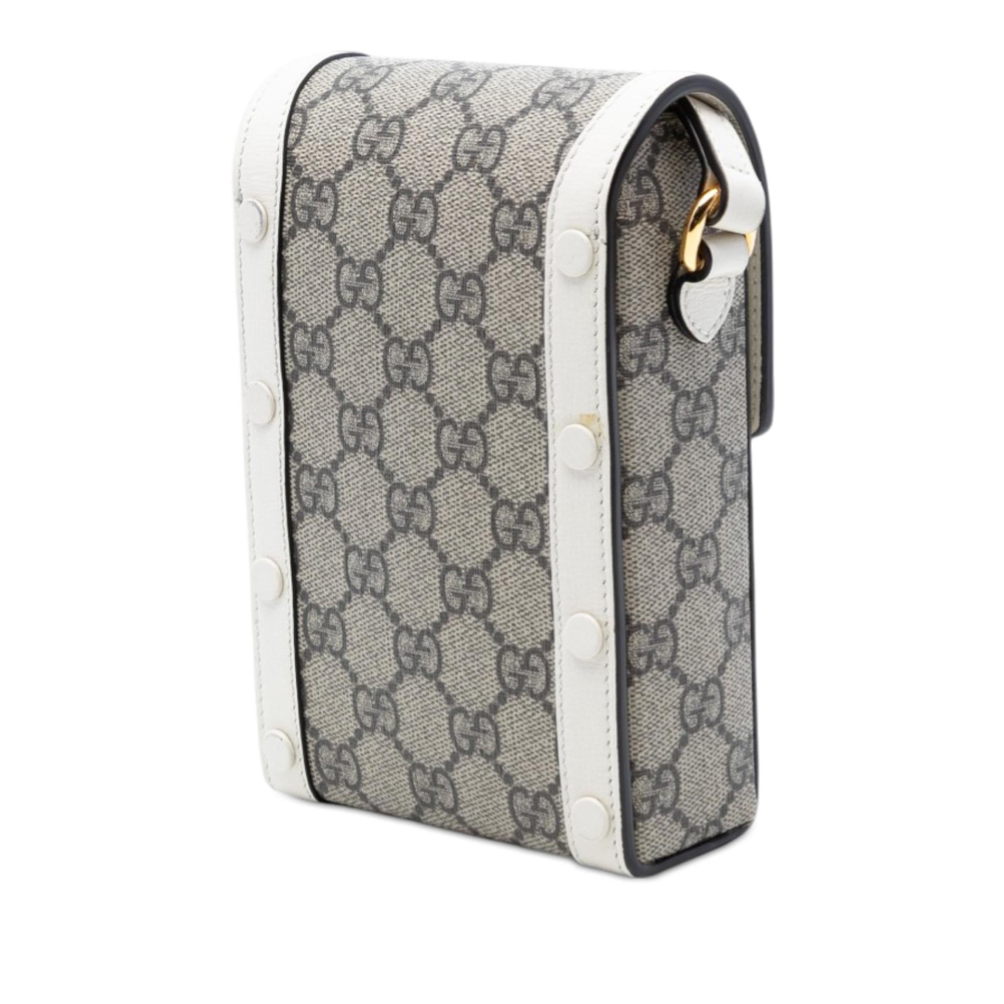 Gucci Mini GG Supreme Horsebit 1955 Crossbody