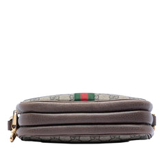 Gucci Mini GG Supreme Web Ophidia Triple Zip Crossbody