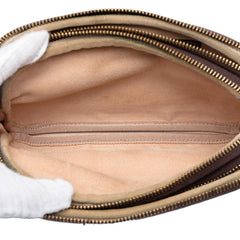 Gucci Mini GG Supreme Web Ophidia Triple Zip Crossbody