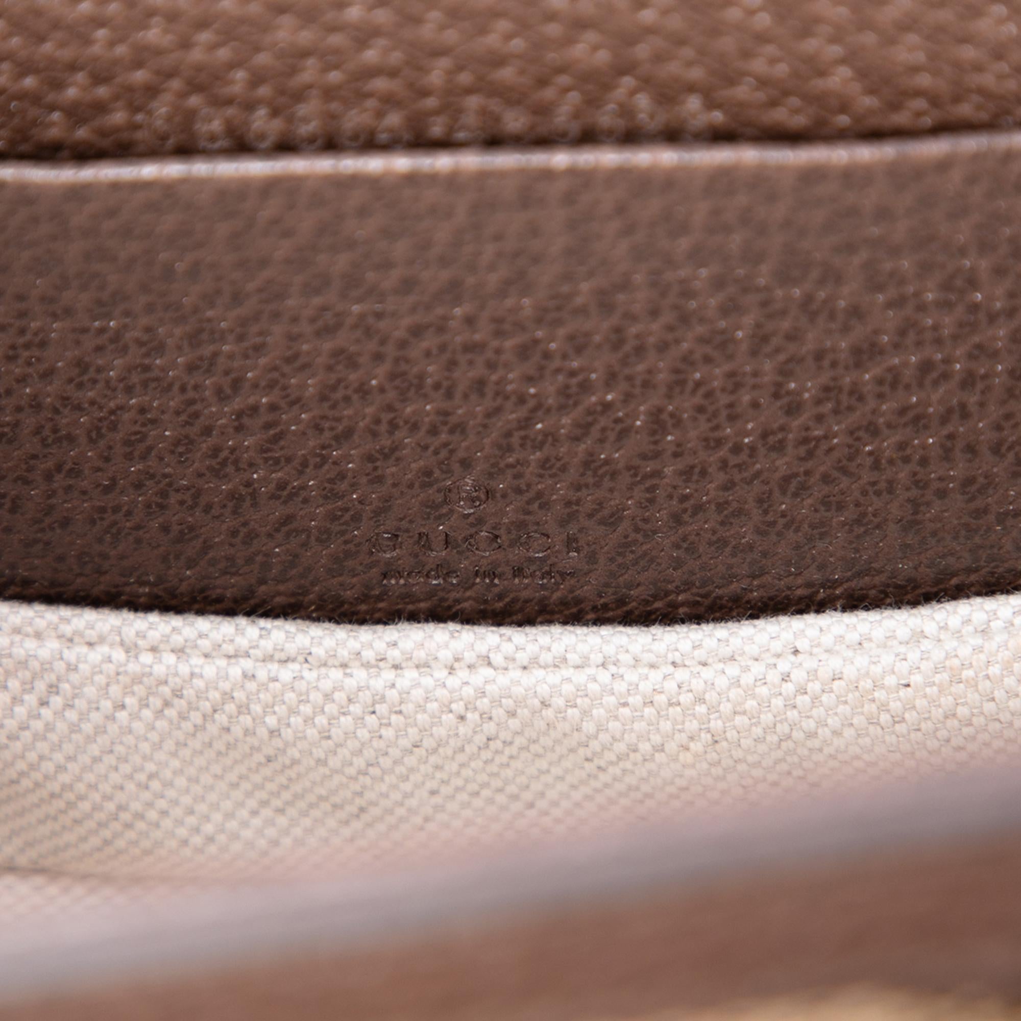 Gucci Mini Jumbo GG Canvas 1947 Bamboo Top Handle Bag