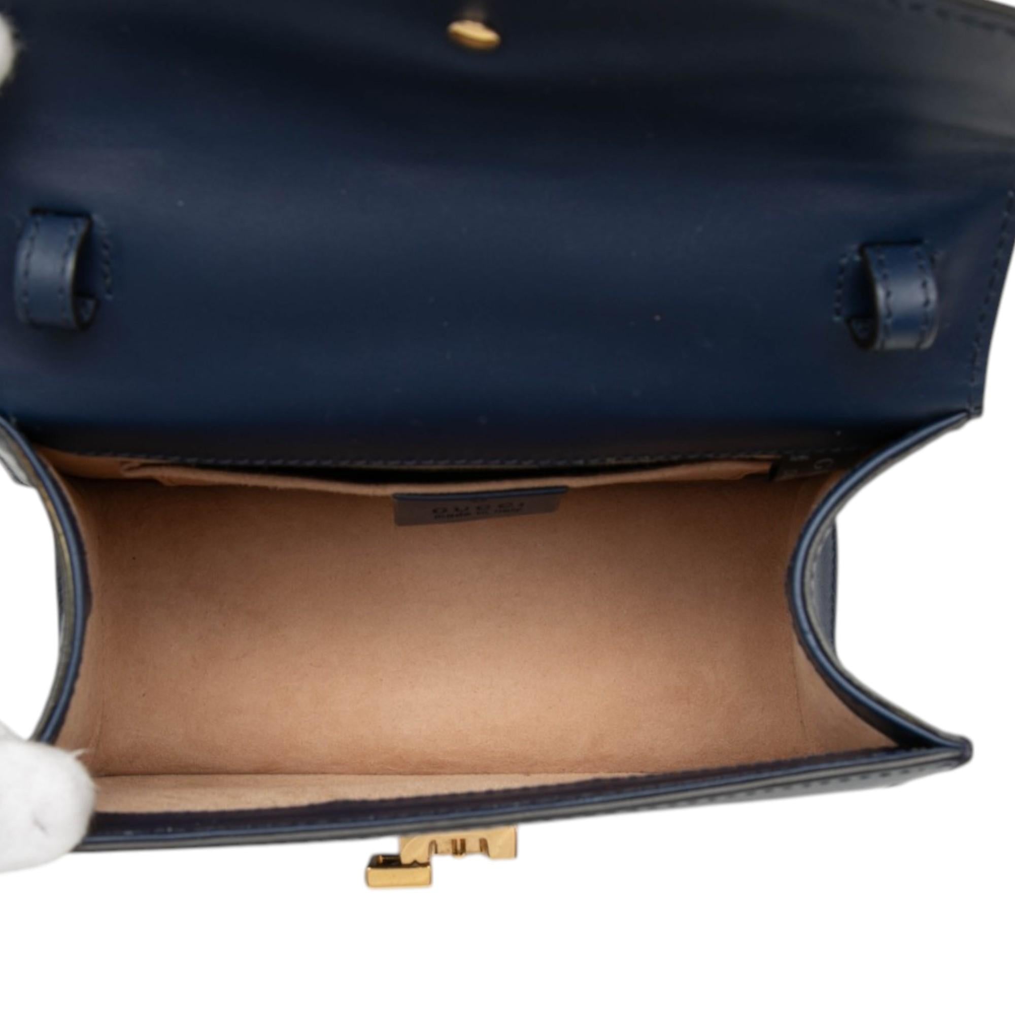 Gucci Mini Leather Sylvie Satchel