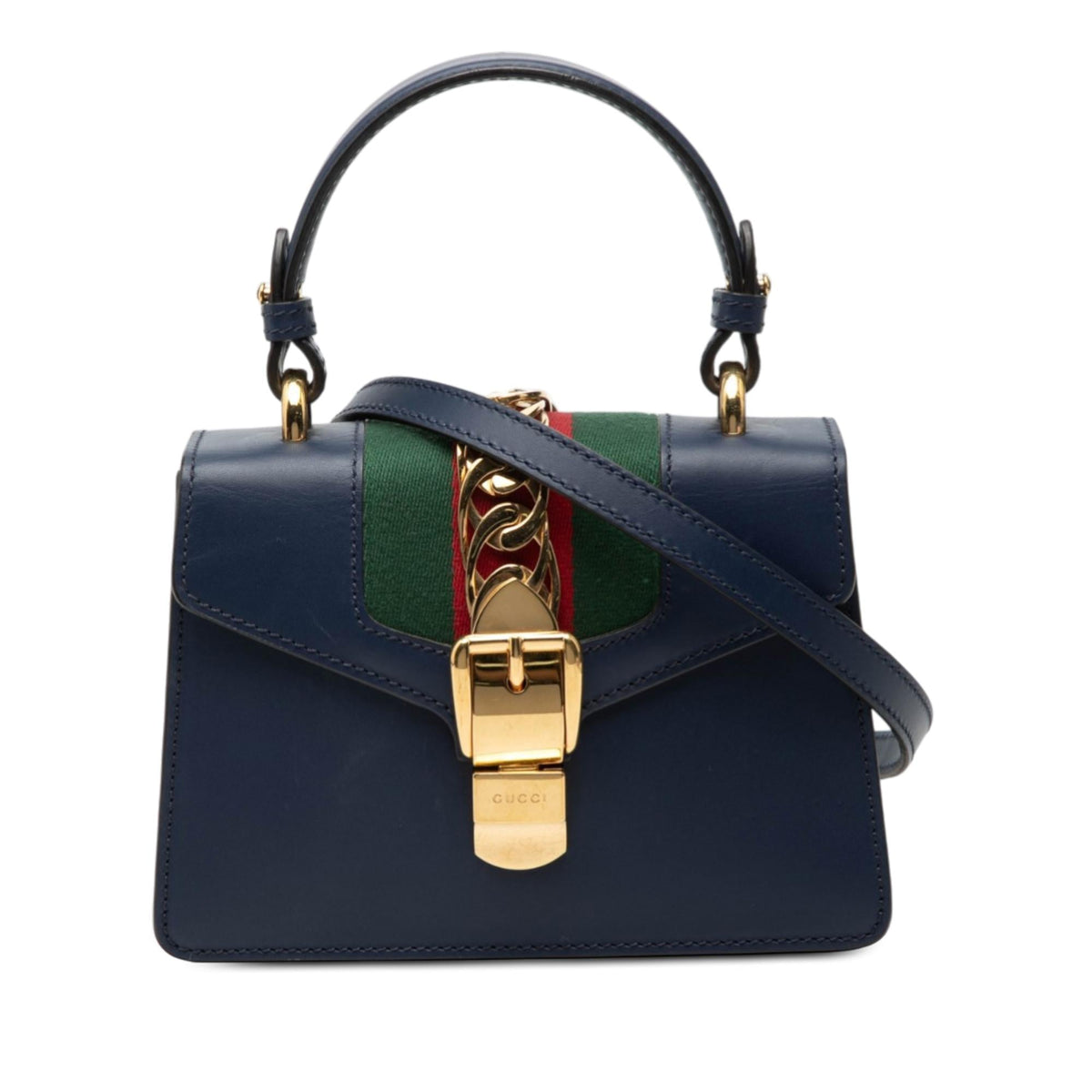 Gucci Mini Leather Sylvie Satchel