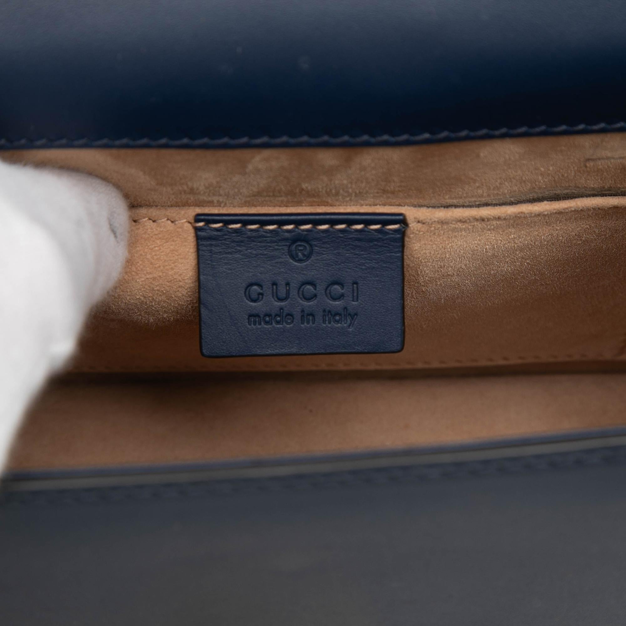 Gucci Mini Leather Sylvie Satchel
