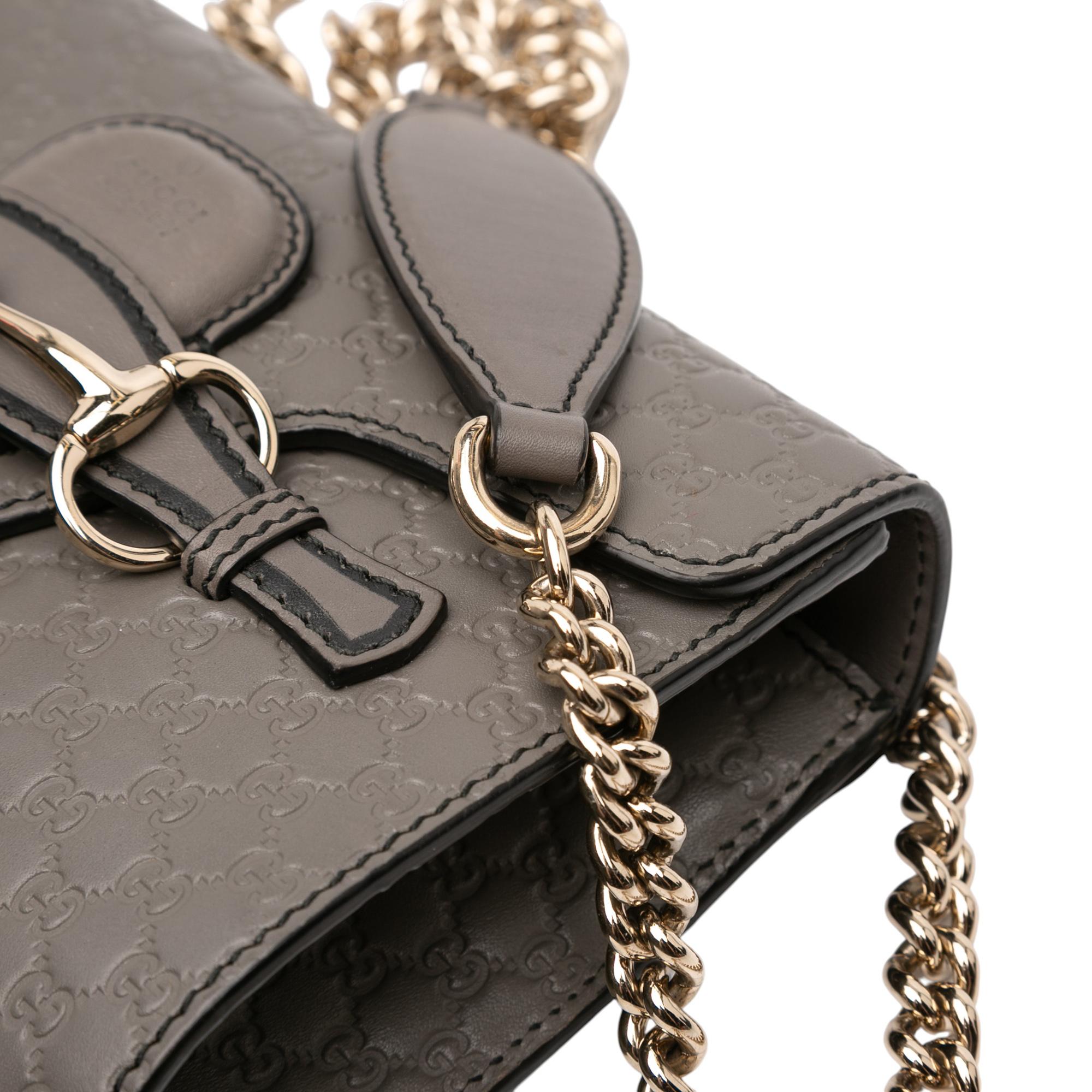 Gucci Mini Microguccissima Emily Crossbody