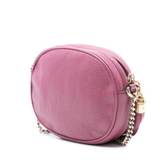 Gucci Mini Pebbled Calfskin Soho Chain Crossbody