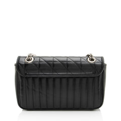 Gucci Mixed Matelasse Leather GG Marmont Aria Medium Flap Bag