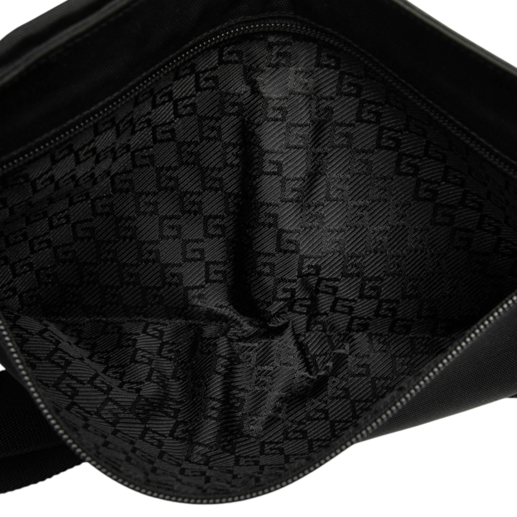 Gucci Nylon Double Pocket Belt Bag