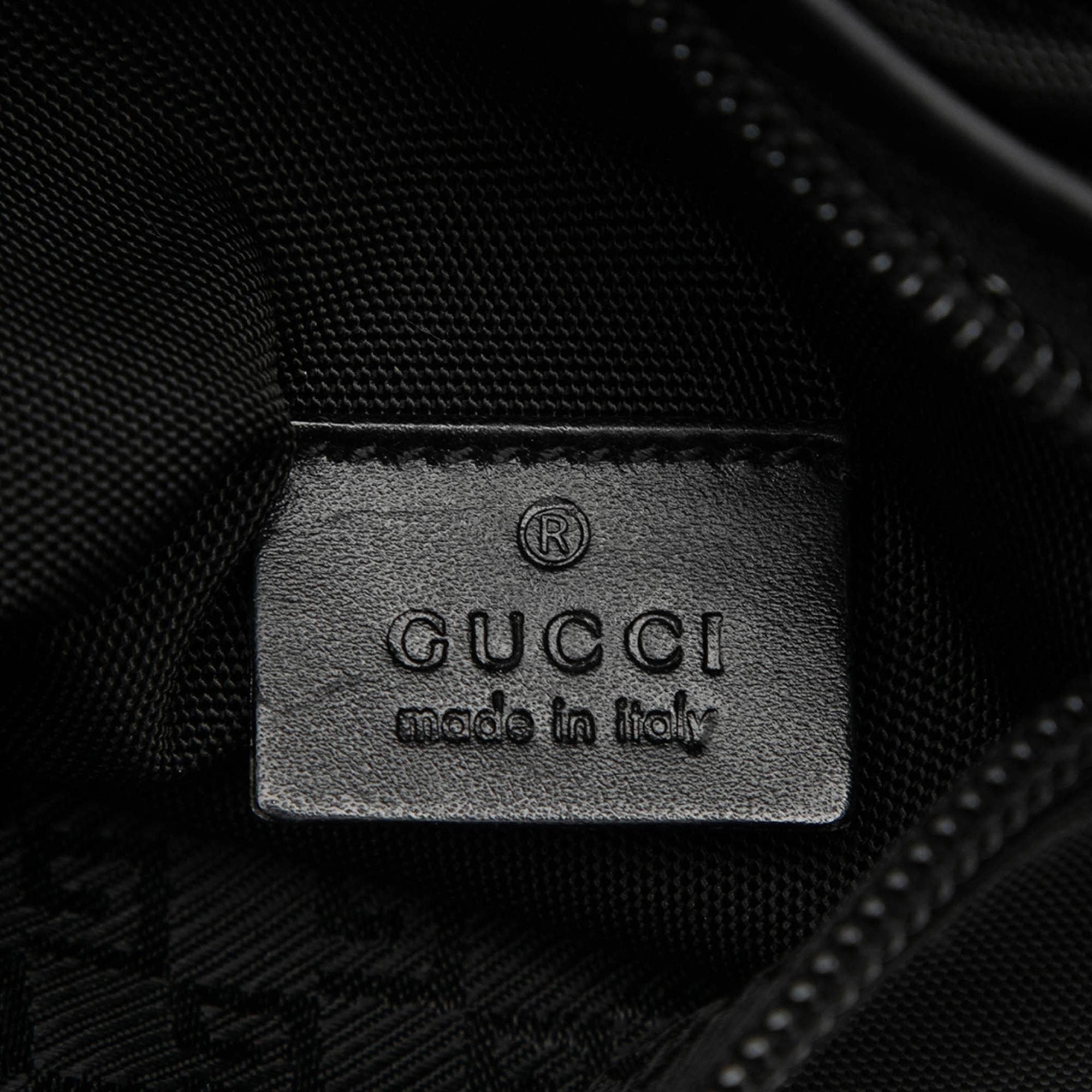 Gucci Nylon Double Pocket Belt Bag