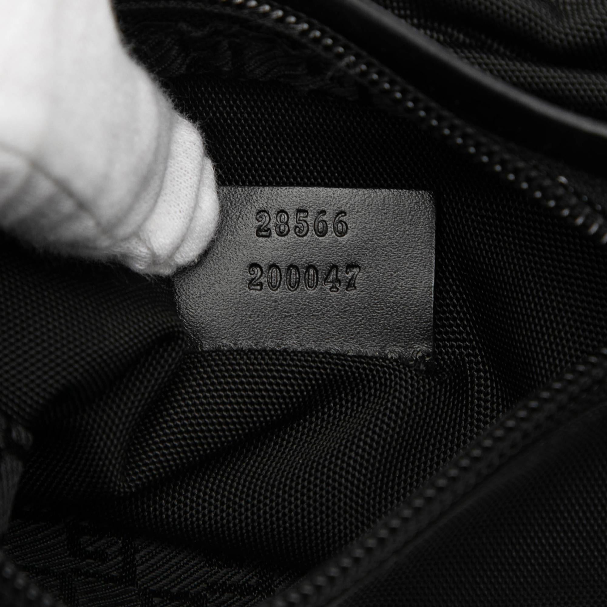 Gucci Nylon Double Pocket Belt Bag