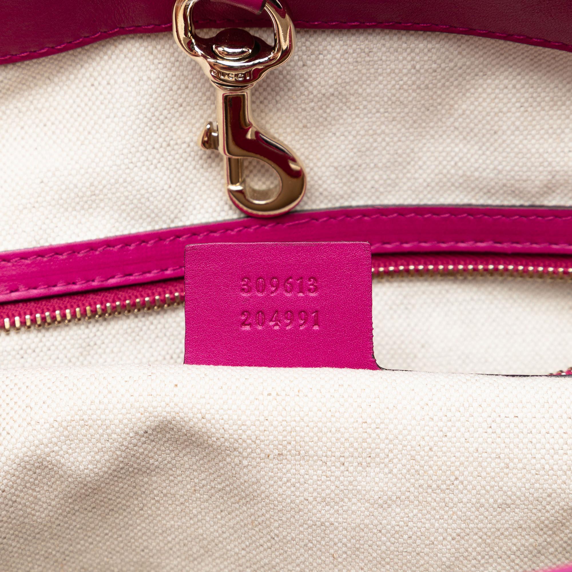 Gucci Patent Microguccissima Nice Tote