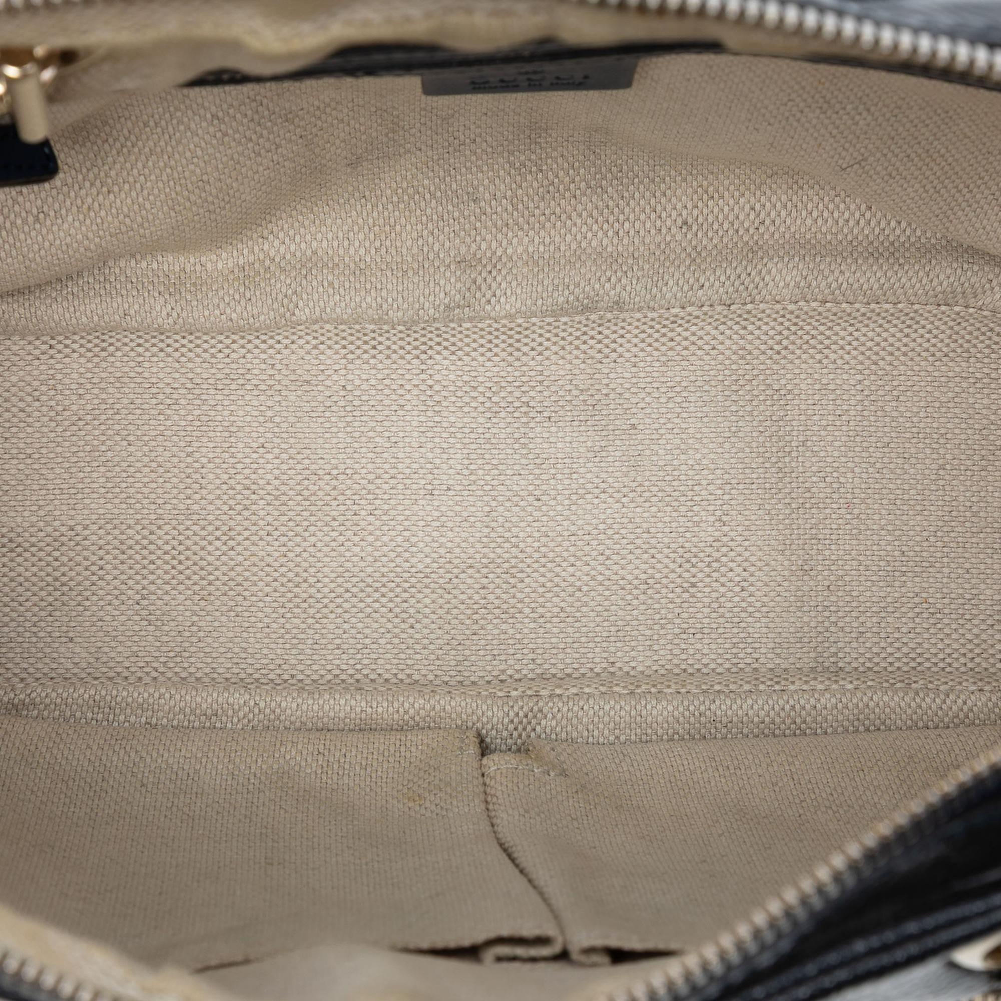 Gucci Patent Soho Chain Zip Shoulder Bag