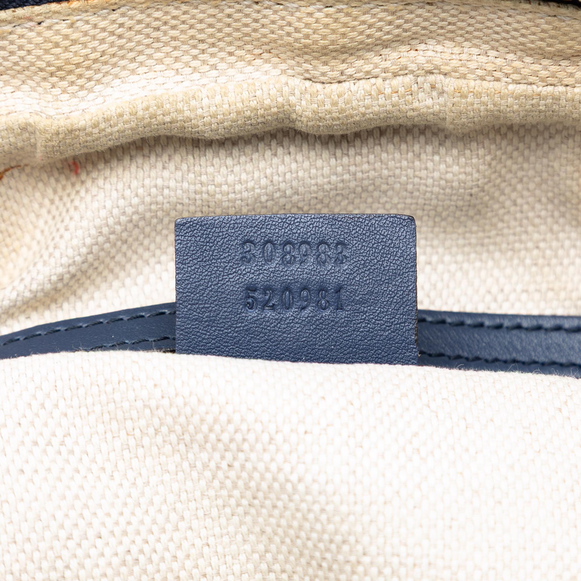 Gucci Patent Soho Chain Zip Shoulder Bag