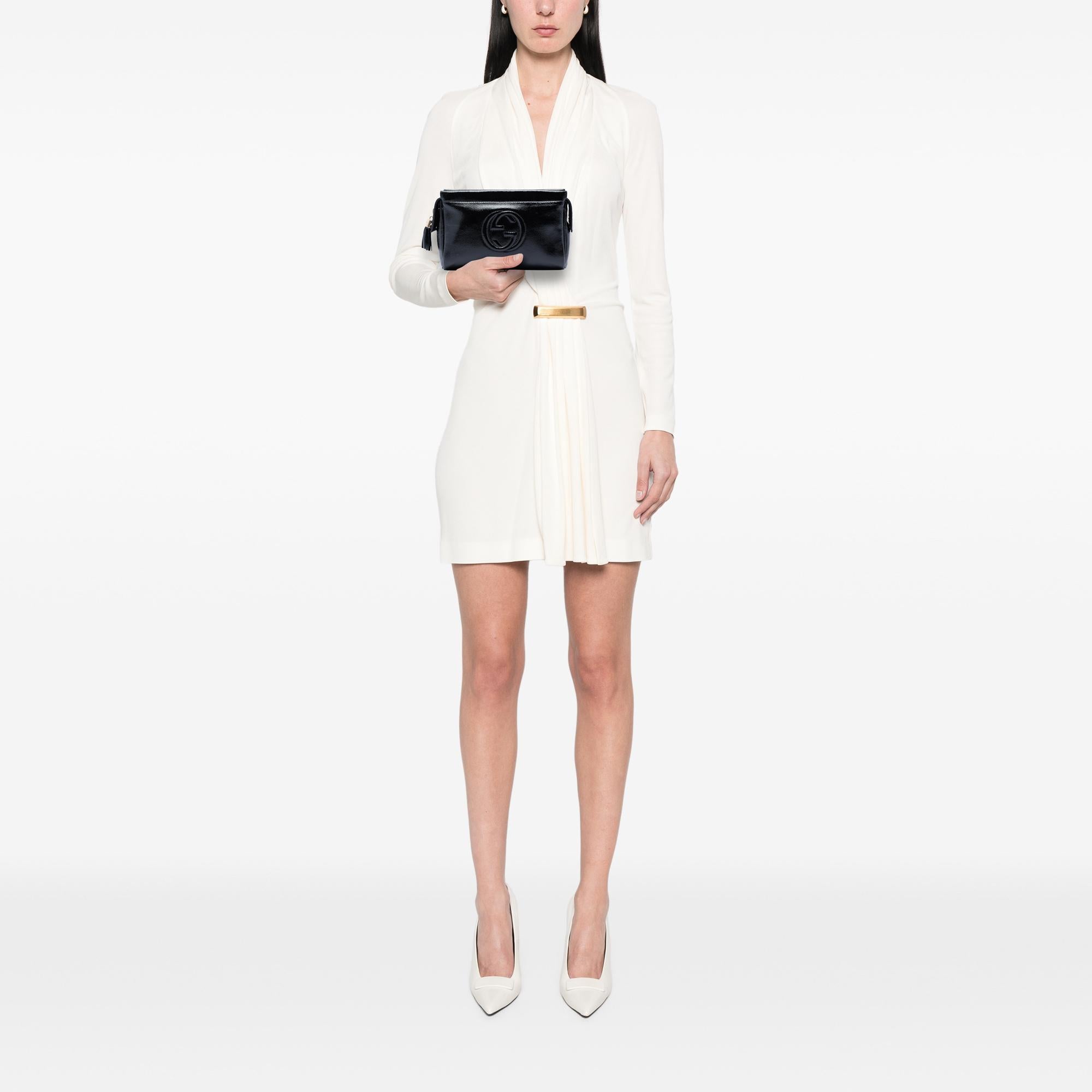 Gucci Patent Soho Cosmetic Pouch