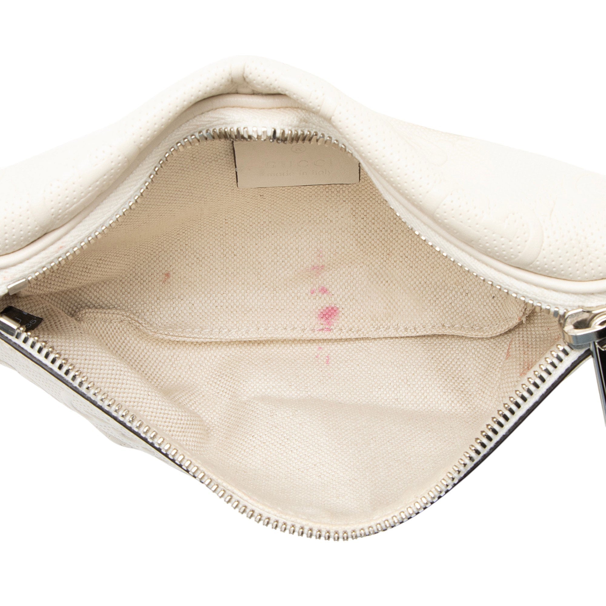 Gucci Perforated GG Embossed Pocket Belt Bag
