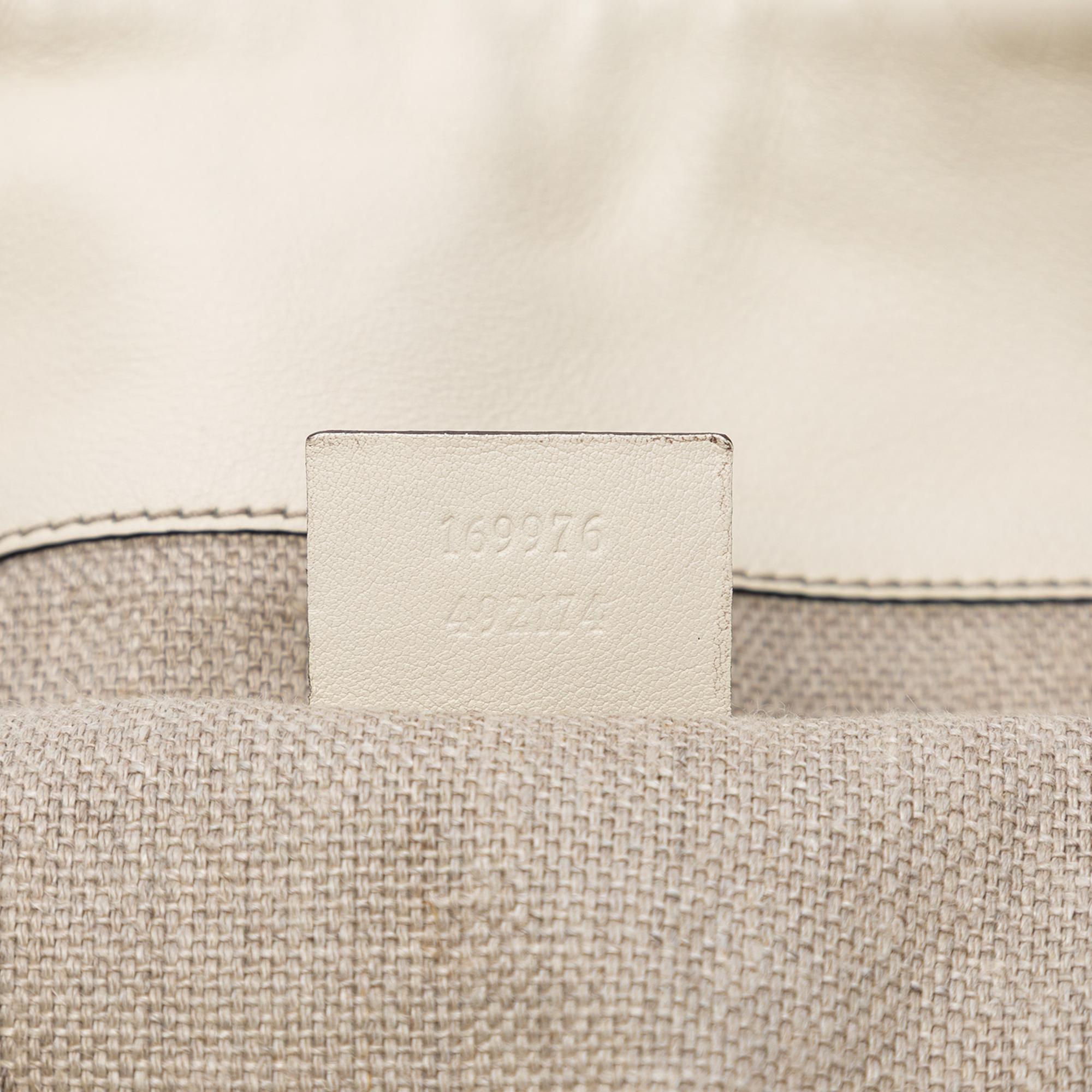 Gucci Raffia Peggy Bamboo Hobo