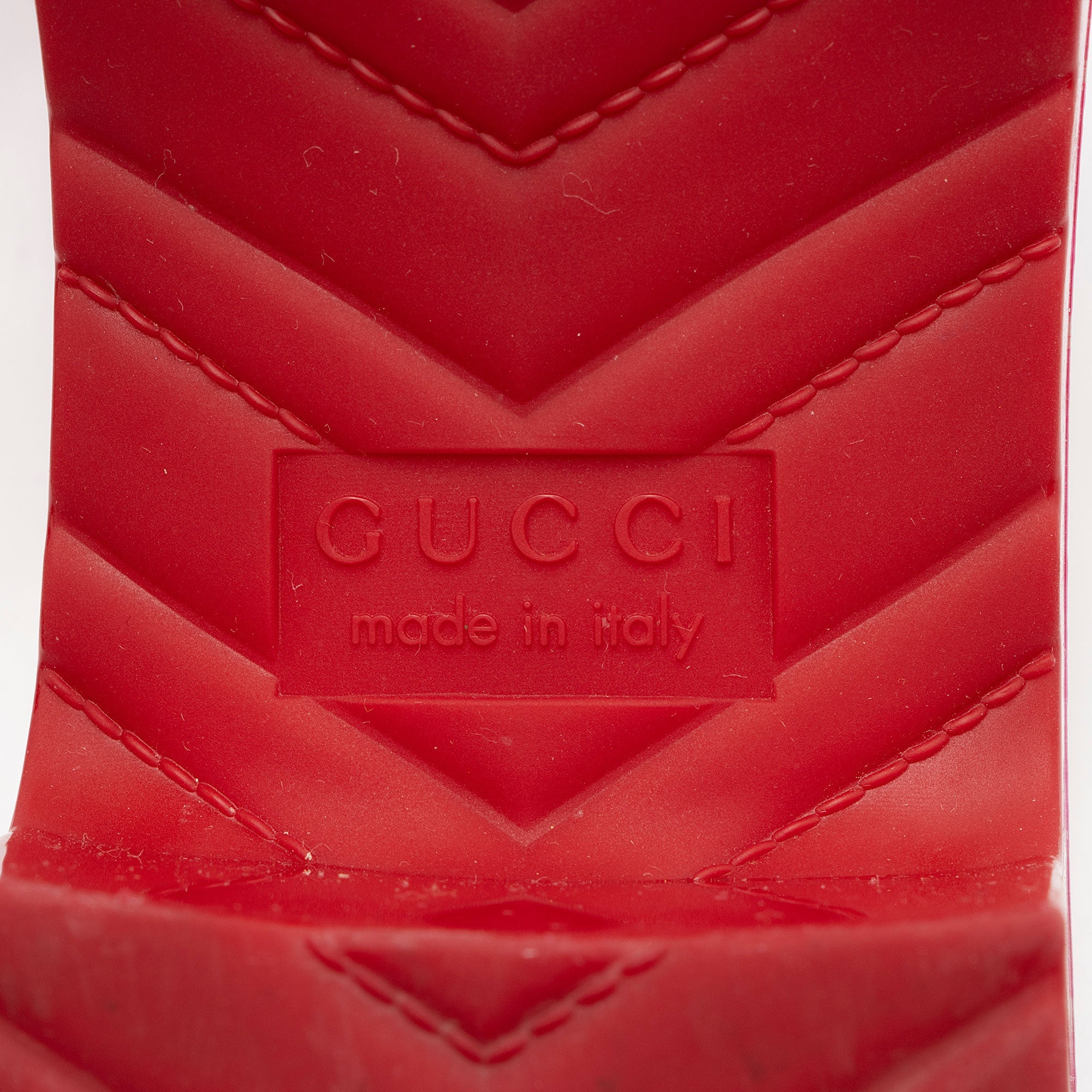 Gucci Rubber Slide Sandals - Size 9 / 39