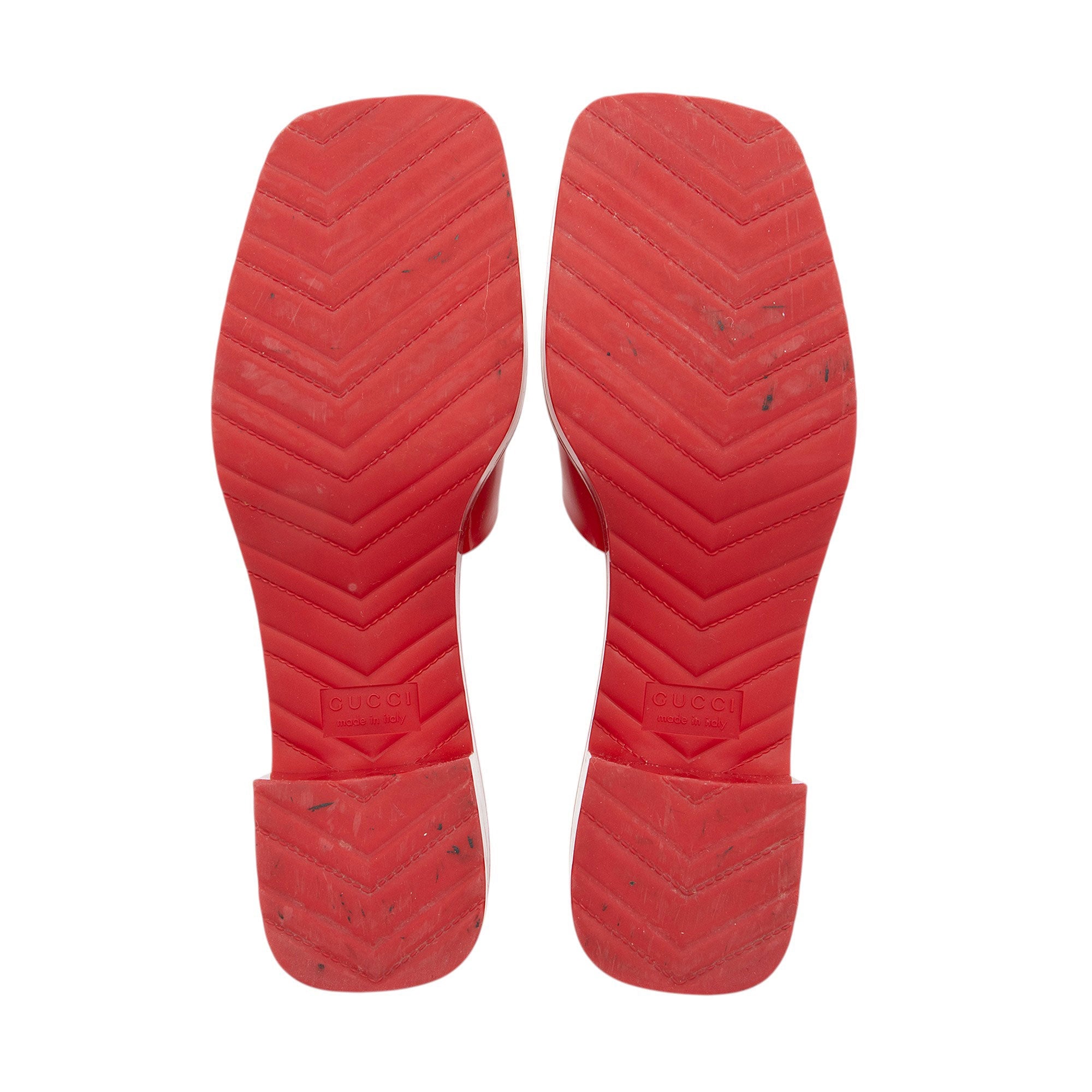 Gucci Rubber Slide Sandals - Size 9 / 39