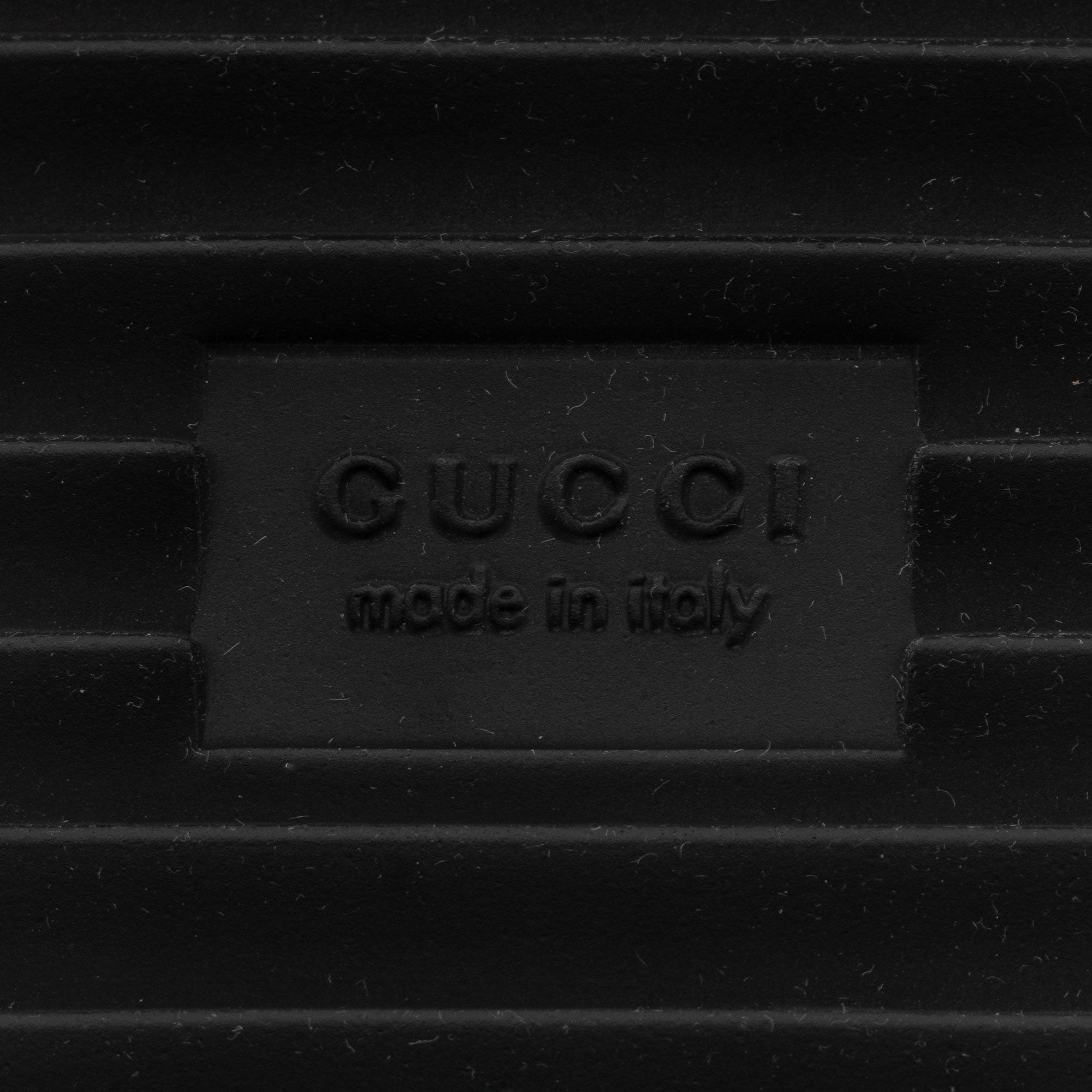 Gucci Shiny Calfskin GG Creeper Platform Loafers - Size 7.5 / 37.5