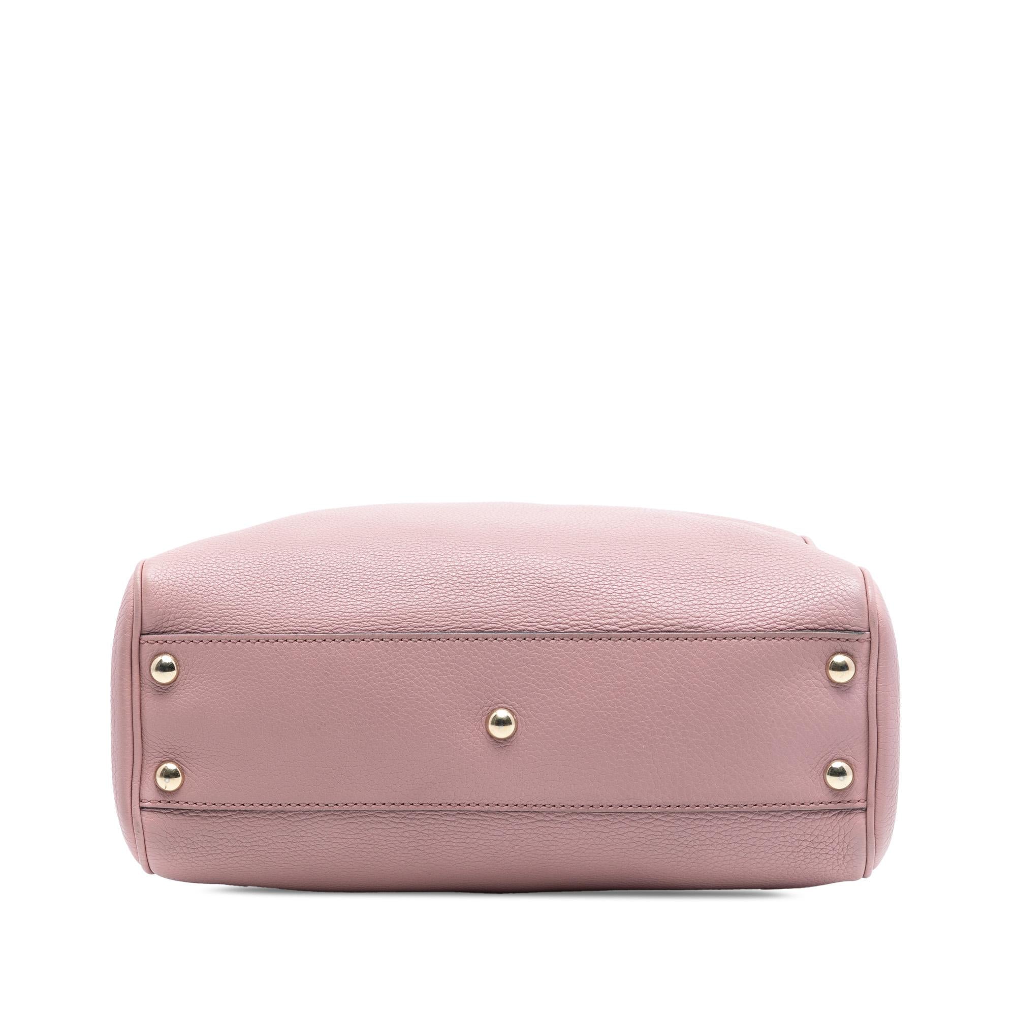 Gucci Small Calfskin Bamboo Shopper Satchel
